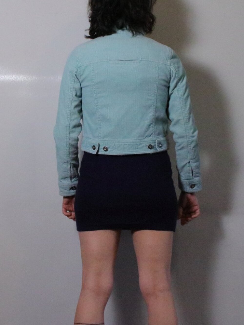 Candies Teal Corduroy Jacket with Rhinestone Buttons Kids Medium - Picture 16 of 16